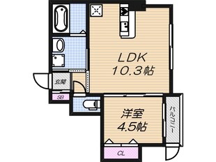 エイチツーオー清水丘の物件間取画像